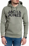JACK & JONES Herren Hoodie mit Kapuze mit Logo Dunkelgrün/Khaki/Grün JACK & JONES Herren Hoodie mit Kapuze mit Logo Dunkelgrün/Khaki/Grün