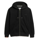 Superdry Sweatjacke Essential Logo Zip Hoodie Schwarz/Hellblau/Khaki/Weiß