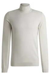 HUGO Pullover San Thomas Khaki/Grau/Braun/Beige