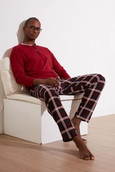 Buratti Pyjama Regular Fit (2 tlg) Dunkelrot/Bordeaux