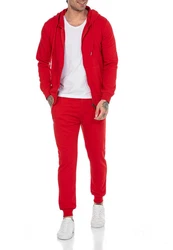 RedBridge Jeanshemd Jogginganzug Sweat Suit Set Sweatjacke Hose 