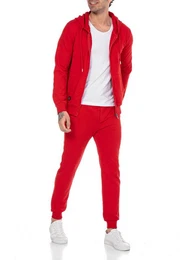 Jeanshemd Red Bridge Herren Jogginganzug Sweat Suit Set Sweatjacke Hose