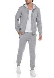 Jeanshemd Red Bridge Herren Jogginganzug Sweat Suit Set Sweatjacke Hose