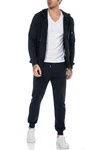 RedBridge Jeanshemd Jogginganzug Sweat Suit Set Sweatjacke Hose 