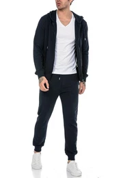 Jeanshemd Red Bridge Herren Jogginganzug Sweat Suit Set Sweatjacke Hose