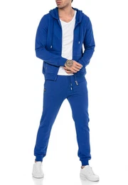 Jeanshemd Red Bridge Herren Jogginganzug Sweat Suit Set Sweatjacke Hose