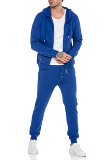 RedBridge Jeanshemd Jogginganzug Sweat Suit Set Sweatjacke Hose