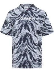 CARLO COLUCCI T-Shirt Dorn Blau/Dunkelblau/Grau/Rot