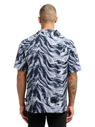 CARLO COLUCCI T-Shirt Dorn Blau/Dunkelblau/Grau/Rot