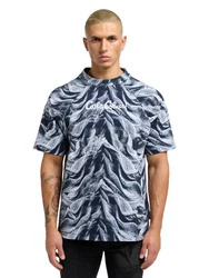 CARLO COLUCCI T-Shirt Dorn Blau/Dunkelblau/Grau/Rot
