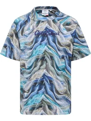 CARLO COLUCCI T-Shirt Dorn Blau/Grau