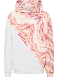 CARLO COLUCCI Hoodie Draicchio Rosa/Orange/Rot