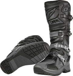 ONEAL RMX Pro Motocross Stiefel Schwarz/Grau/Dunkelgrau