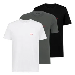 Unterziehshirt Crew-Neck T-Shirt (3-St., 3 Stck) mit Logo-Print