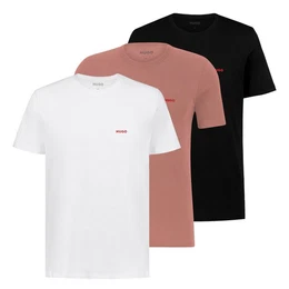 Unterziehshirt Crew-Neck T-Shirt (3-St., 3 Stck) mit Logo-Print