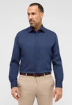 Eterna Langarmhemd MODERN FIT NON IRON Dunkelblau/Blau