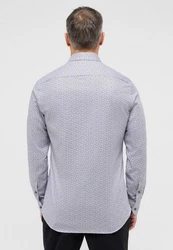 Eterna Langarmhemd SLIM FIT NON IRON Grau