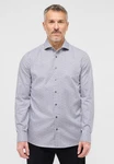 Eterna Langarmhemd SLIM FIT NON IRON Grau