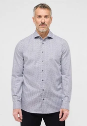 Eterna Langarmhemd SLIM FIT NON IRON Grau