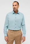 Eterna Langarmhemd COMFORT FIT NON IRON Hellblau/Blau
