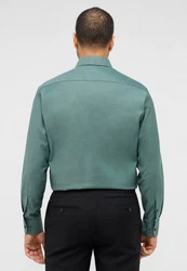 Eterna Langarmhemd MODERN FIT NON IRON Grün/Türkis