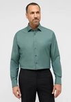 Eterna Langarmhemd MODERN FIT NON IRON Grün/Türkis