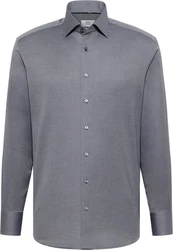 Eterna Langarmhemd MODERN FIT NON IRON Dunkelgrau/Dunkelblau/Grau/Hellgrau