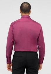 Eterna Langarmhemd MODERN FIT NON IRON Rosa/Bordeaux