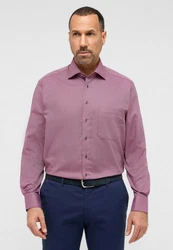 Eterna Langarmhemd COMFORT FIT NON IRON Rosa/Lila