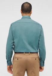 Eterna Langarmhemd COMFORT FIT NON IRON Hellblau/Grün/Türkis/Blau