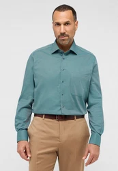 Eterna Langarmhemd COMFORT FIT NON IRON Hellblau/Grün/Türkis/Blau