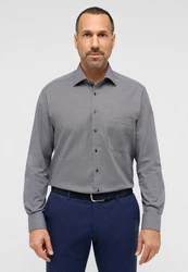 Eterna Langarmhemd COMFORT FIT NON IRON Dunkelgrau/Dunkelblau/Grau/Hellgrau