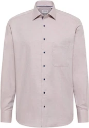 Eterna Langarmhemd COMFORT FIT NON IRON Lila/Grau/Rosa