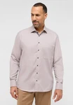 Eterna Langarmhemd COMFORT FIT NON IRON Lila/Grau/Rosa