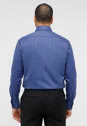 Eterna Langarmhemd MODERN FIT NON IRON Blau/Dunkelblau/Hellblau