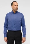Eterna Langarmhemd MODERN FIT NON IRON Blau/Dunkelblau/Hellblau