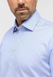 Eterna Langarmhemd COMFORT FIT NON IRON Hellblau