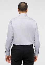 Eterna Langarmhemd COMFORT FIT NON IRON Grau/Hellblau