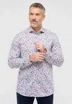 Eterna Langarmhemd SLIM FIT NON IRON Rot/Mischfarben/Gelb/Rosa/Lila/Blau/Braun