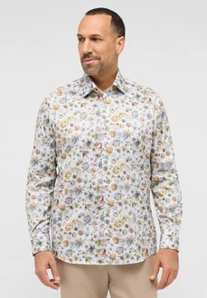 Eterna Langarmhemd COMFORT FIT NON IRON Mischfarben/Weiß
