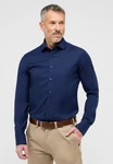 Eterna Langarmhemd SLIM FIT NON IRON Dunkelblau