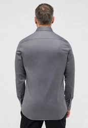 Eterna Langarmhemd SLIM FIT NON IRON Dunkelgrau/Grau/Hellgrau/Dunkelblau