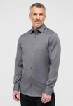 Eterna Langarmhemd SLIM FIT NON IRON Dunkelgrau/Grau/Hellgrau/Dunkelblau