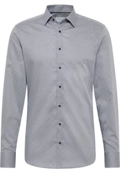 Eterna Langarmhemd SLIM FIT NON IRON Grau/Dunkelgrau/Hellgrau/Braun/Dunkelblau/Hellblau