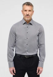 Eterna Langarmhemd SLIM FIT NON IRON Grau/Dunkelgrau/Hellgrau/Braun/Dunkelblau/Hellblau