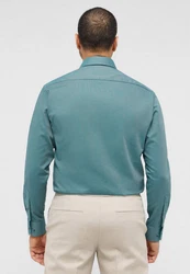 Eterna Langarmhemd Modern Fit Non Iron Grün/Hellblau/Blau/Türkis