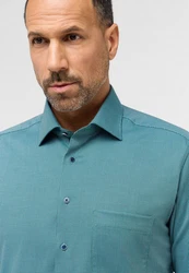 Eterna Langarmhemd Modern Fit Non Iron Grün/Hellblau/Blau/Türkis