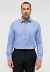 Eterna Langarmhemd Modern Fit Non Iron Hellblau