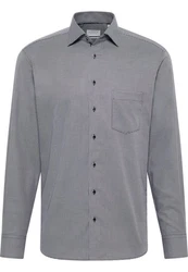 Eterna Langarmhemd Modern Fit Non Iron Dunkelgrau/Grau/Dunkelblau/Hellgrau