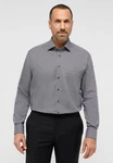 Eterna Langarmhemd Modern Fit Non Iron Dunkelgrau/Grau/Dunkelblau/Hellgrau